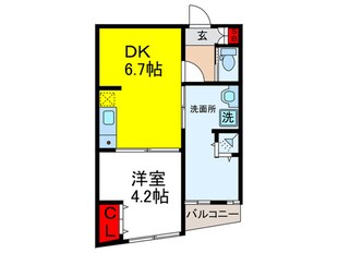 オリエンタルマンションの物件間取画像